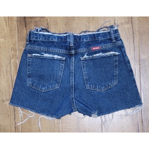 Wrangler Pants - Wrangler High Waisted Distressed Cutoff Denim Shorts